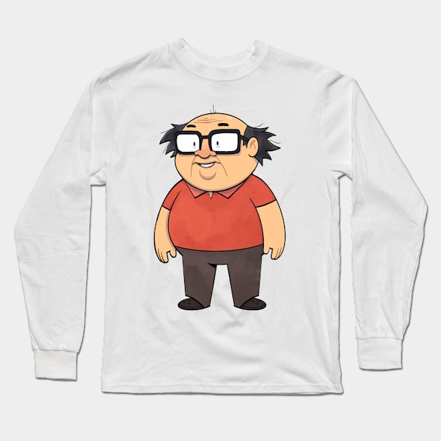 danny devito Long Sleeve T-Shirt by Illustration Planet